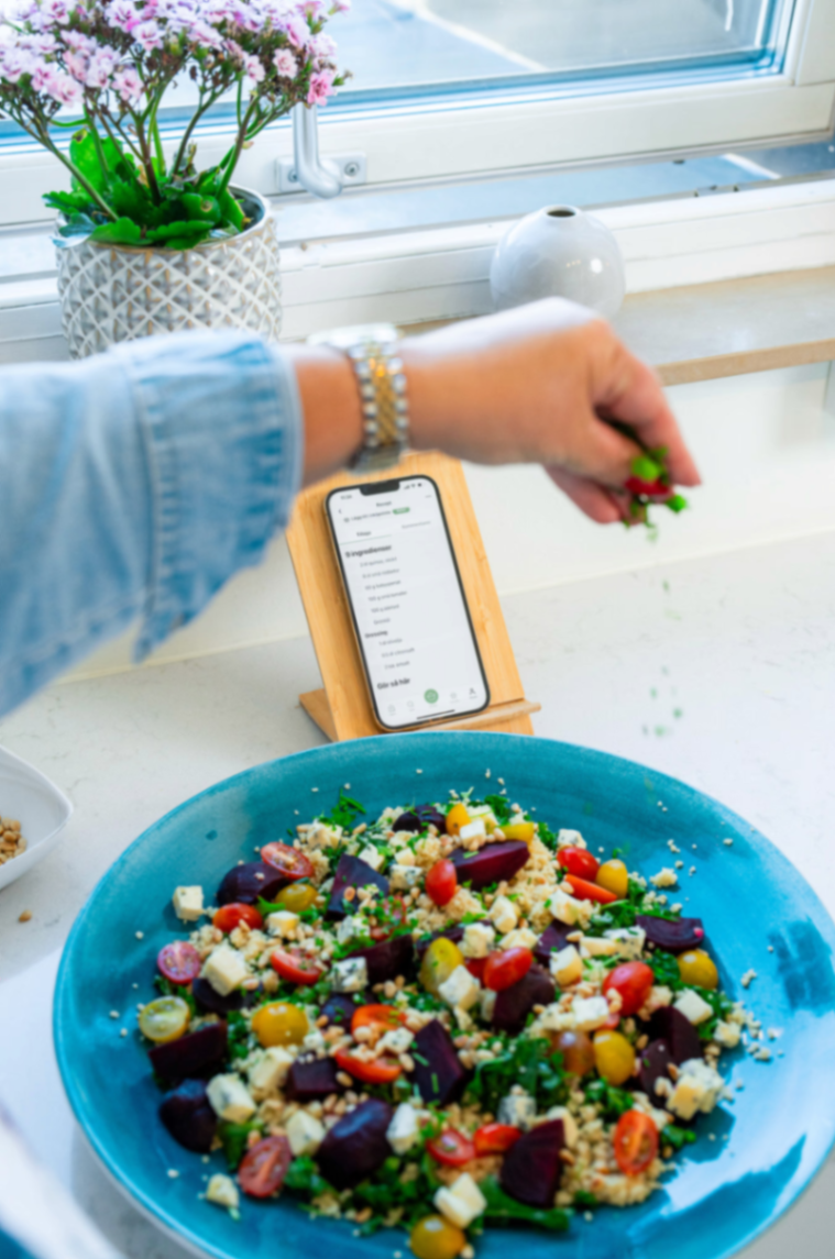 Receptsamling i appen