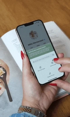 Skanna recept med SmakShare-appen